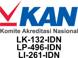 Terakreditasi KAN - Komite Akreditasi Nasional